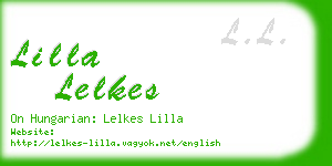 lilla lelkes business card